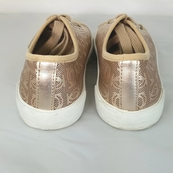 BEBE SPORTS Rose Gold Sneakers, size 6 - Picture 3 of 7